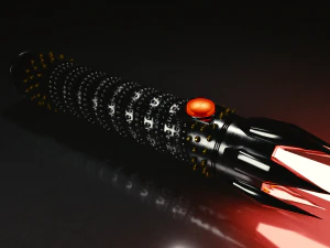 світловий меч ситхів помста 3D Модель