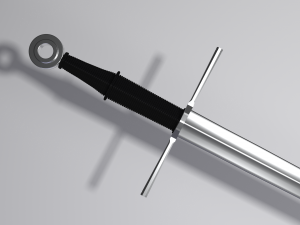 Longsword modesty Model 3D