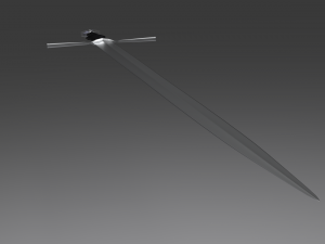 Longsword modesty Model 3D