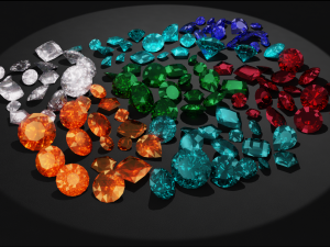 gems pack Modèle 3D