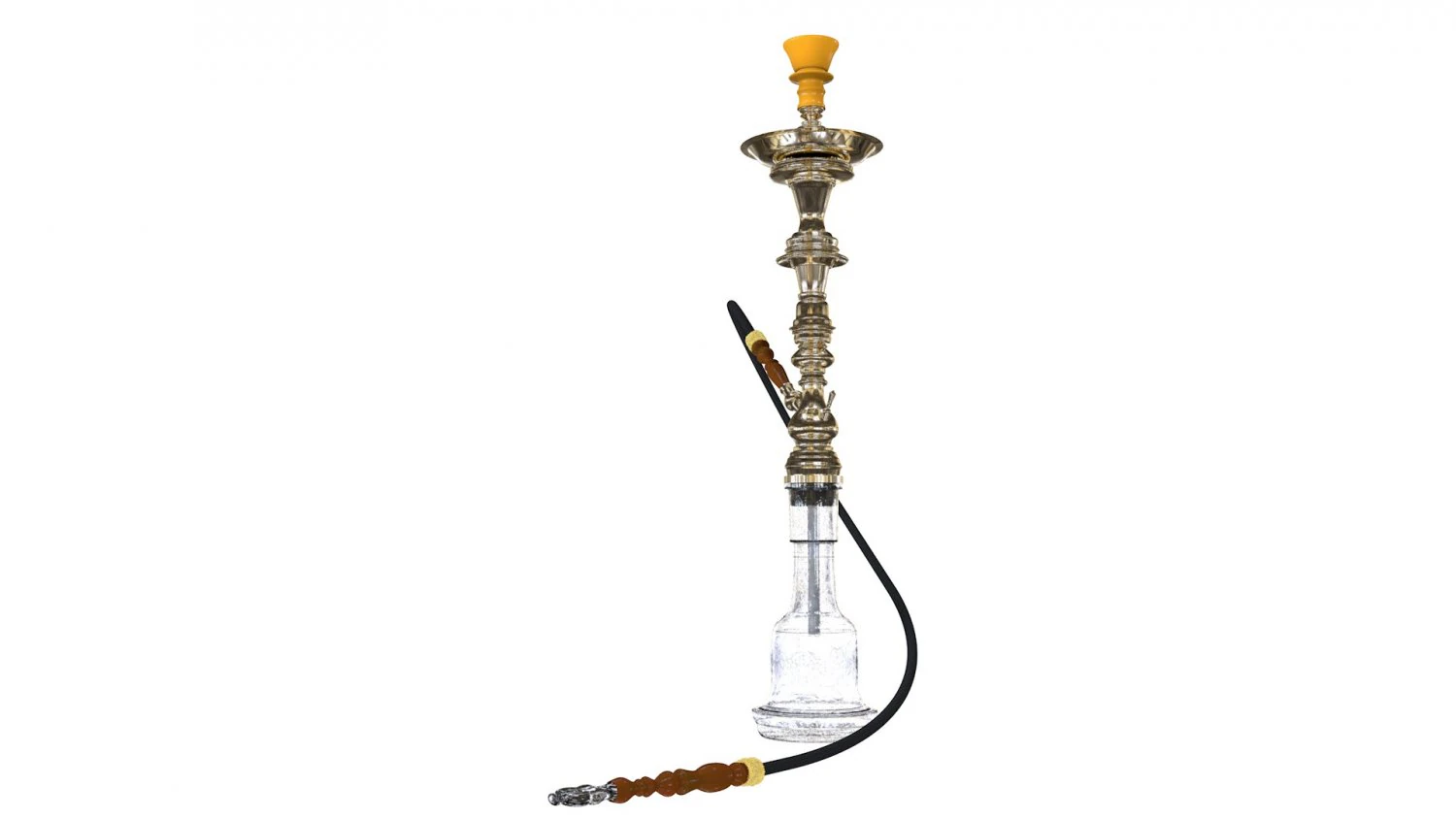 hookah 3D Model .c4d .max .obj .3ds .fbx .stl .blend 