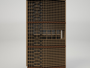 le corbusier unbuilt project for an office building algiers algeria 1938 3D Model