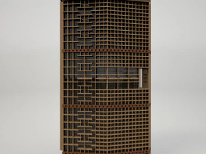 le corbusier unbuilt project for an office building algiers algeria 1938 3D Model