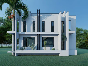 yazdani villa 3D Model