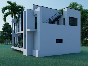 yazdani villa 3D Model