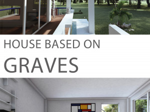 House Based on Graves 3Dモデル