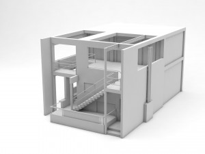 House Based on Graves 3Dモデル