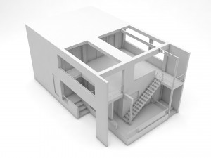 House Based on Graves 3Dモデル
