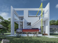 House Based on Graves Modèle 3D
