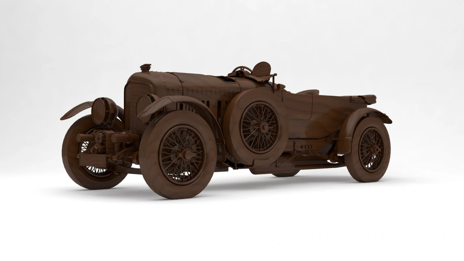 BENTLEY BLOWER CONTINUATION 1929 3D Model .c4d .max .obj .3ds .fbx .stl .blend 