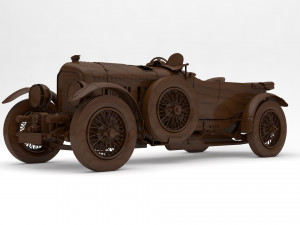 BENTLEY BLOWER CONTINUATION 1929 Modèle 3D