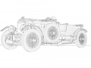 BENTLEY BLOWER CONTINUATION 1929 3D Model