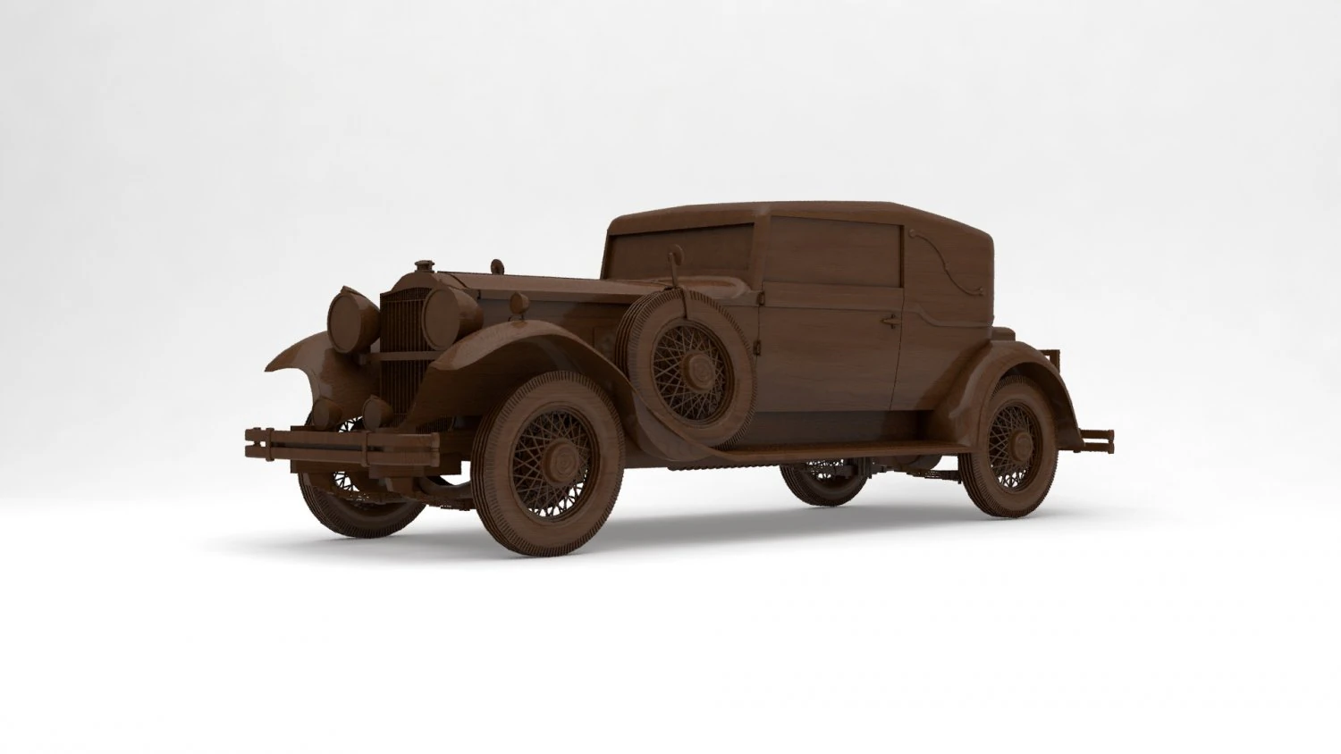 PACKARD 1934 3D Model .c4d .max .obj .3ds .fbx .stl .blend 