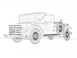 PACKARD 1934 3D Model