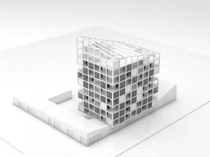 Residential complex 3D Model