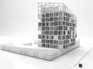 Residential complex 3D Model