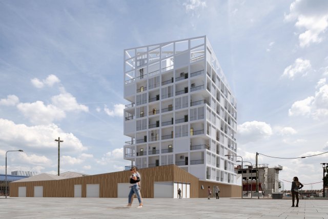 Residential complex 3D 모델 .c4d .max .obj .3ds .fbx .stl .blend 