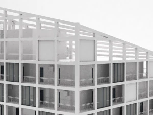 Residential complex 3D Model