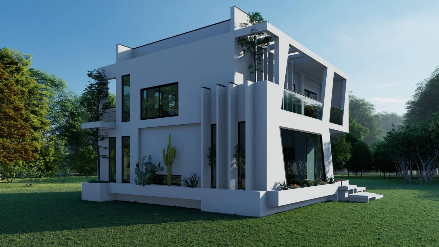 Hojabr Villa 3D Model .c4d .max .obj .3ds .fbx .stl .blend 