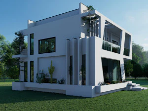 호자브르 빌라 3D 모델