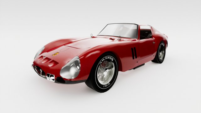 Ferrari 250 GTO 3D Model .c4d .max .obj .3ds .fbx .stl .blend 