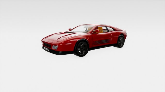 Ferrari 348 Model 3D .c4d .max .obj .3ds .fbx .stl .blend 