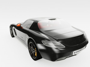 Mercedes SLS AMG 3D 模型