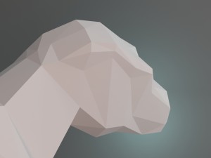 low-poly t-rex 3D 模型