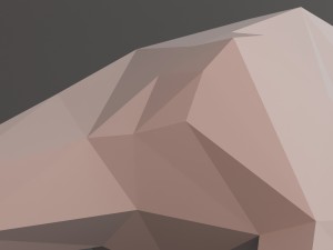 low-poly t-rex 3D 模型