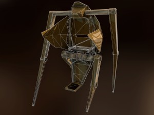 individual guarding angel 3D Model