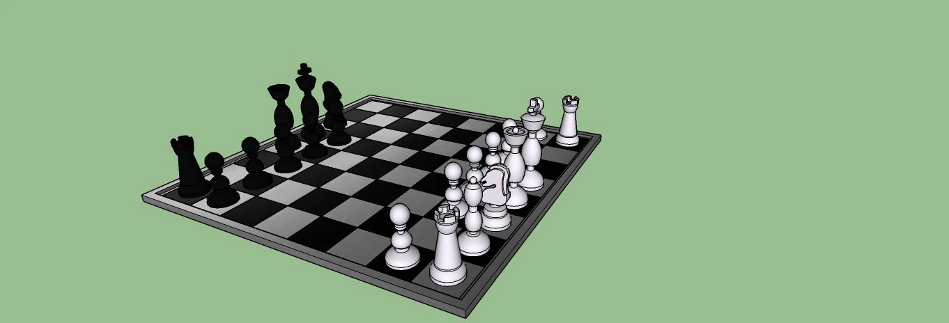chess 3D Model .c4d .max .obj .3ds .fbx .stl .blend 