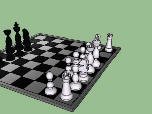 チェス 3Dモデル