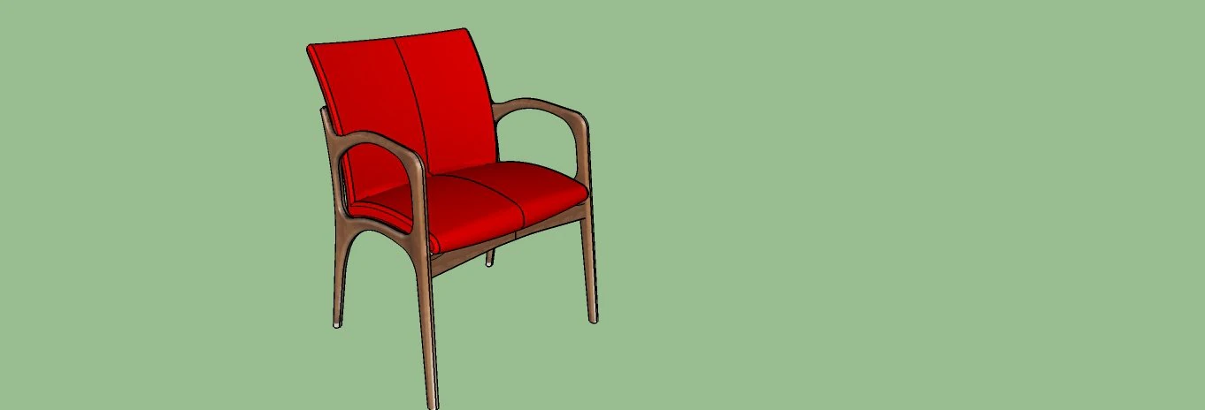 chair 3D Model .c4d .max .obj .3ds .fbx .stl .blend