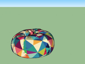 bean bag 3D 模型