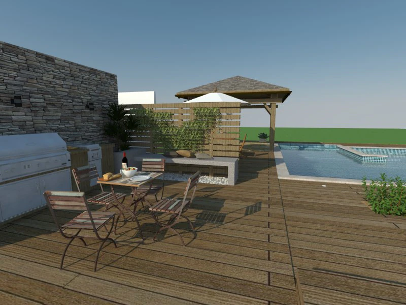 outdoor set 3D Model .c4d .max .obj .3ds .fbx .stl .blend 