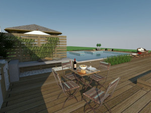 outdoor set 3D 模型