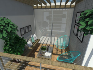 deck furniture 3D 模型