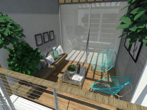 deck furniture 3D 모델