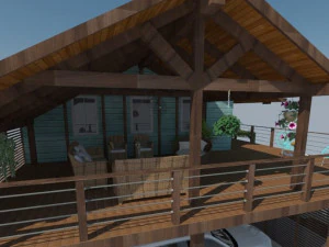 mobili da esterno Modello 3D