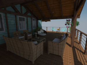 outdoor furniture 3D मॉडल