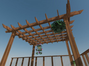 pergolated 3Dモデル