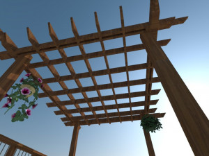 pergolated 3Dモデル