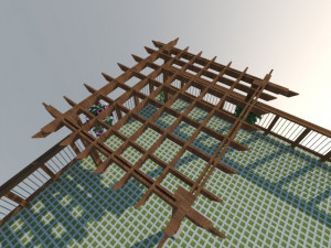 pergolated 3Dモデル