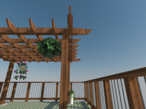 pergolated 3Dモデル