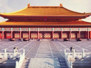 forbidden city hall of supreme harmony full hall 3D Model