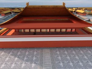 forbidden city hall of supreme harmony full hall 3D Model