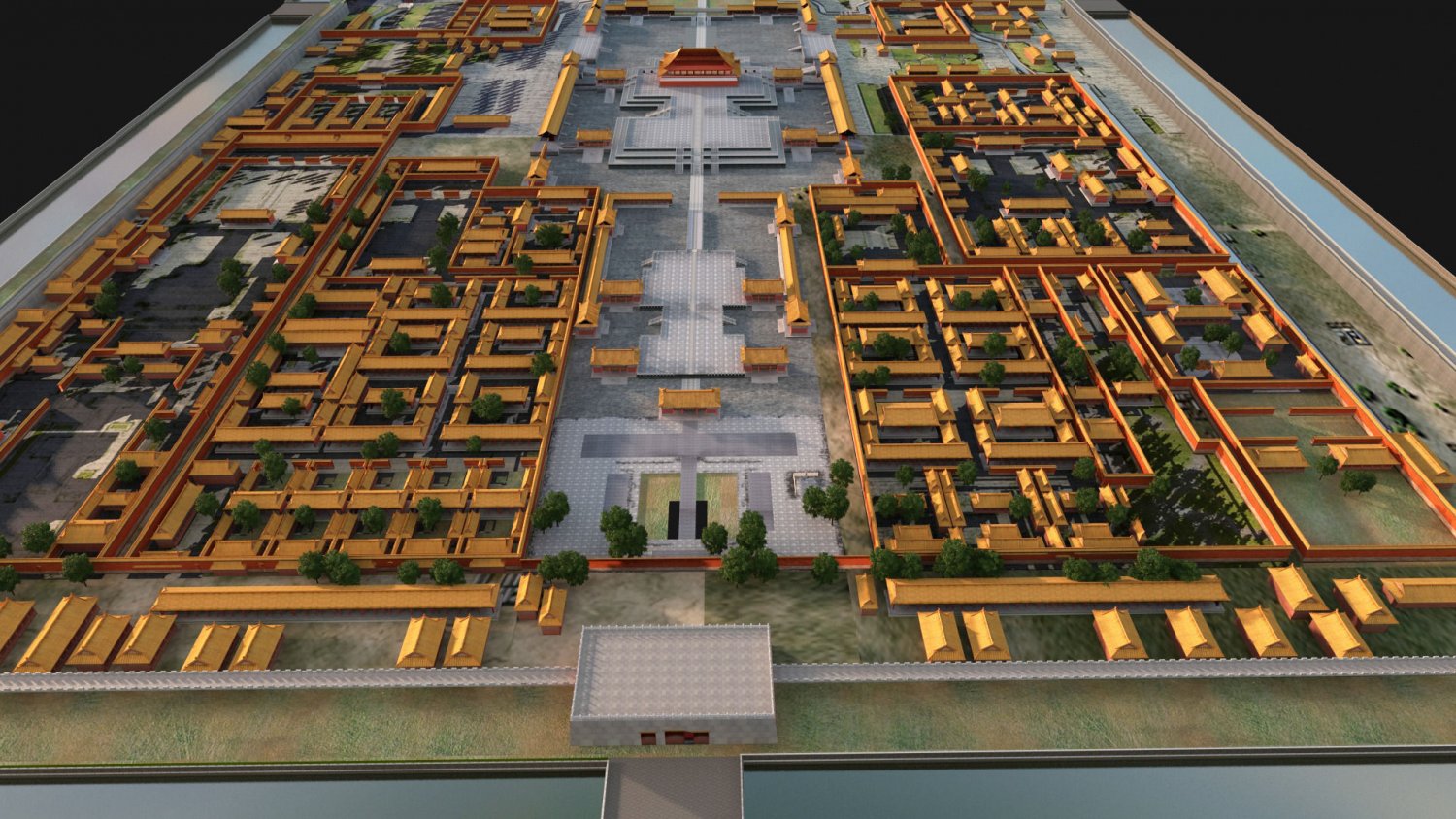 Forbidden City Hall of Supreme Harmony Full hall 3D Model in Cityscapes ...