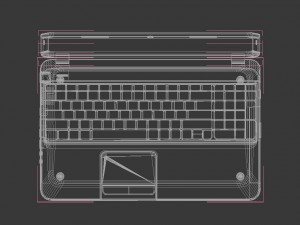 notebook hp pavilion g7 3D Model