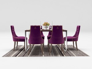 dinning set Modelo 3D