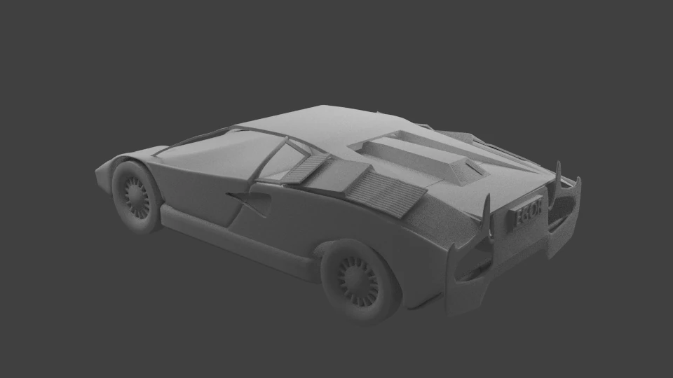 car lambargini 3D Model .c4d .max .obj .3ds .fbx .stl .blend 